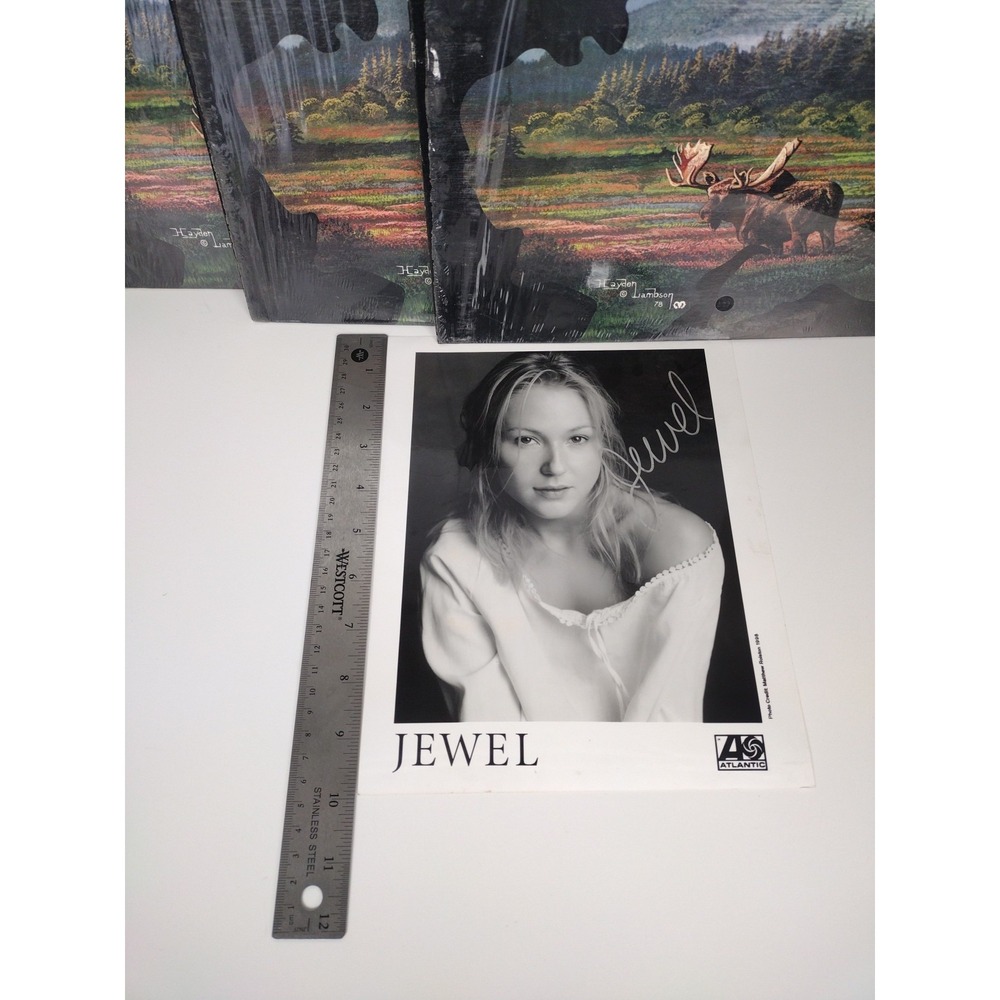 JEWEL Signed Autographed 8x10 Photo 3 New Record LP's From Her Dad Atz Kilcher - Picture 10 of 13